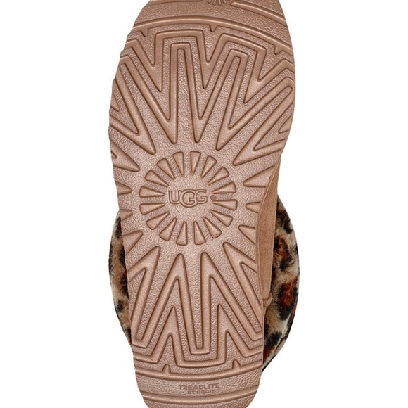 ๐ฅNWB UGG Womenโs Fluff Mini Quilted Leopard Boots - Picture 5 of 7